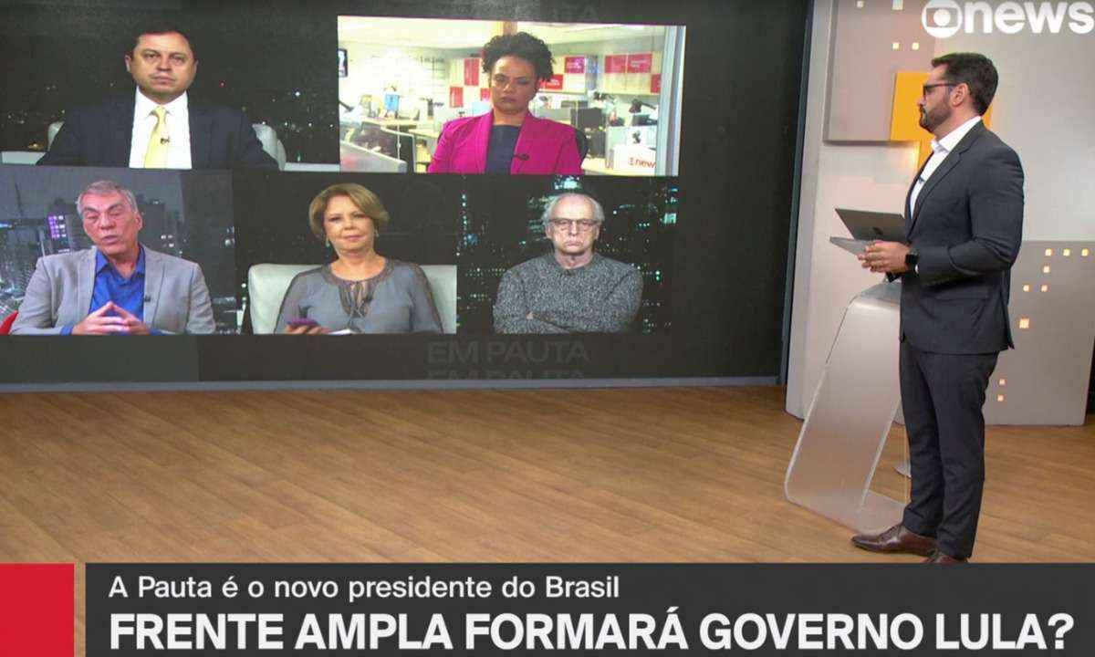 Na GloboNews, Demétrio e Camarotti discutem durante análise do governo Lula - Reprodução