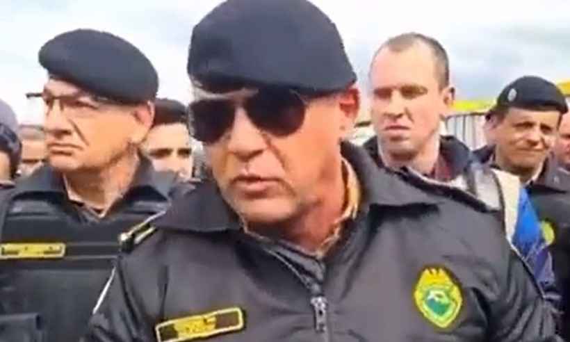PM do Paraná diz estar 'prevaricando' sobre manifestação em estrada - Reprodução/Twitter joao carlos forsesse