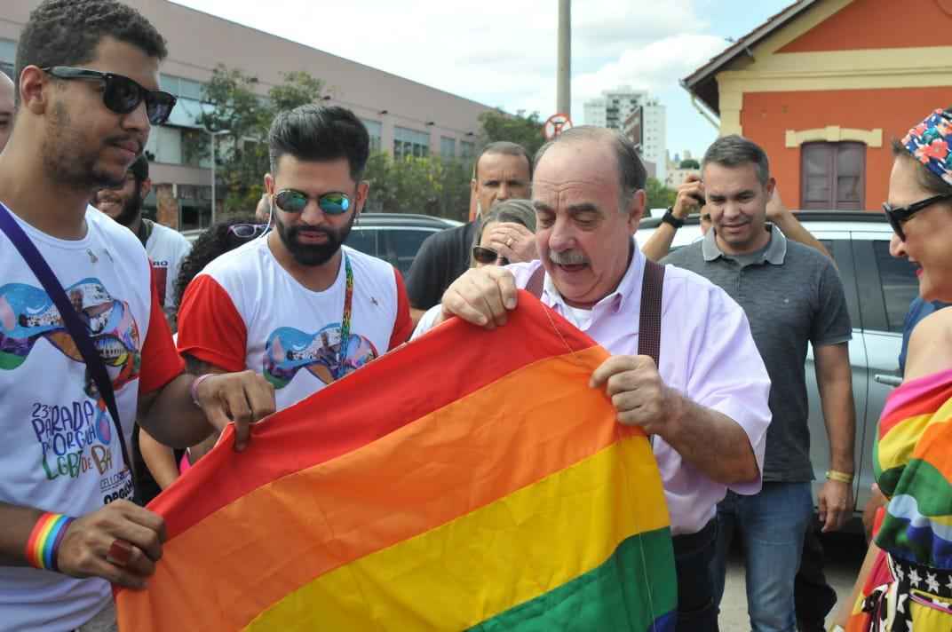 Fuad vai à parada LGBT: 'Orgulho do que está sendo feito hoje' - Gladyston Rodrigues/EM/DA PRESS