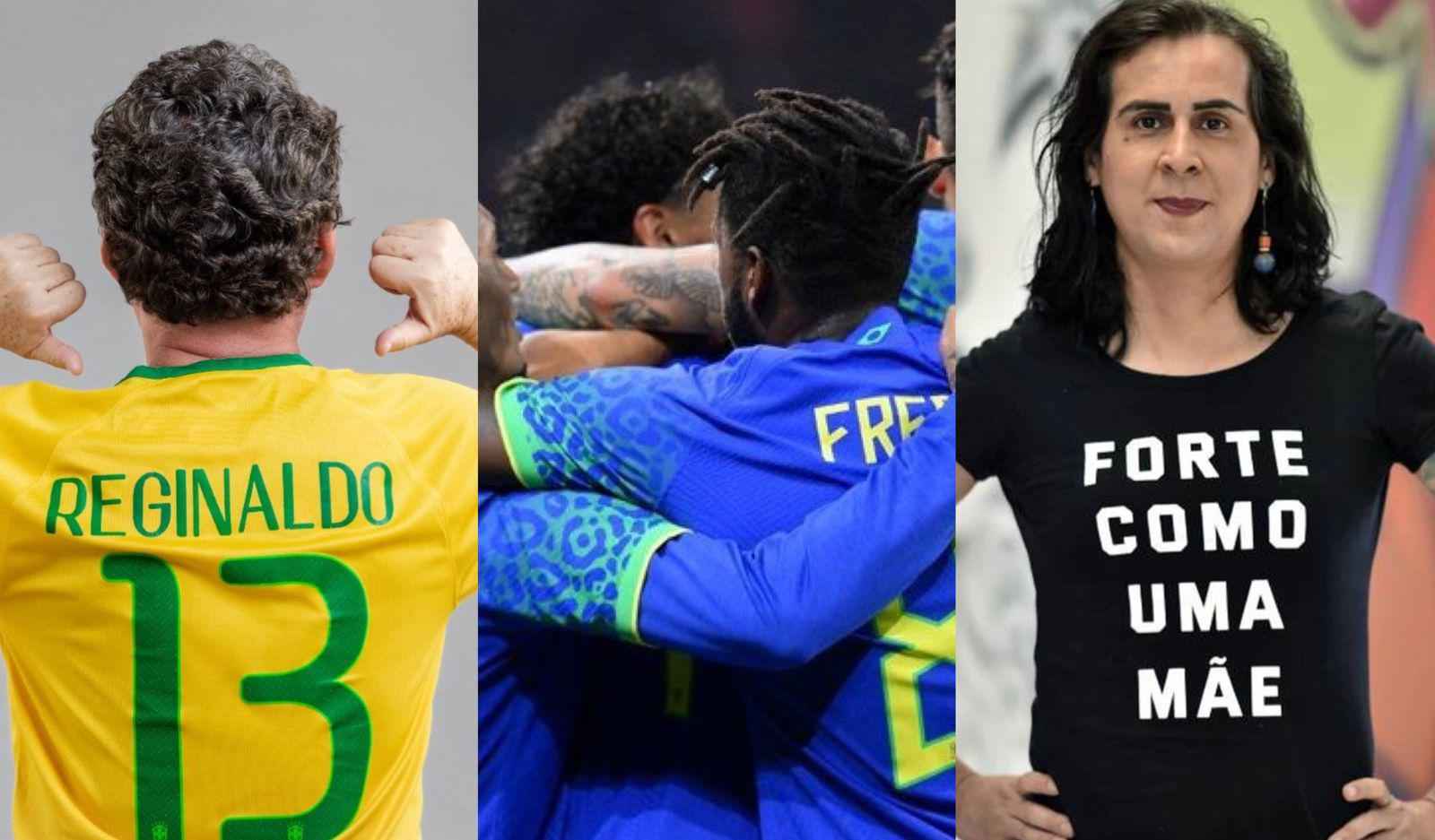 Copa ou política? Representantes da esquerda vão usar a camisa do Brasil - Redes Sociais/Reprodução