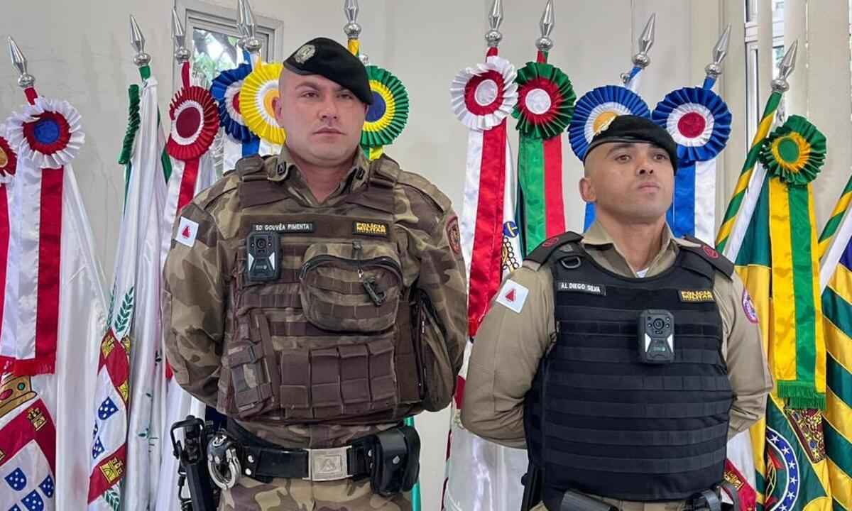 Minas começa utilização de câmeras em fardas de policiais militares - Edesio Ferreira/EM/D.A.Press
