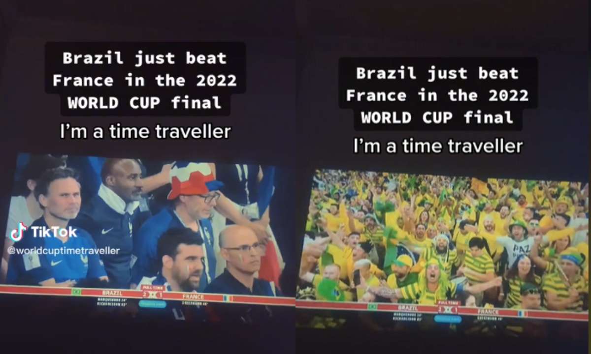 Perfil de 'viajante do tempo' prevê hexa do Brasil na Copa - Reprodução/ TikTok