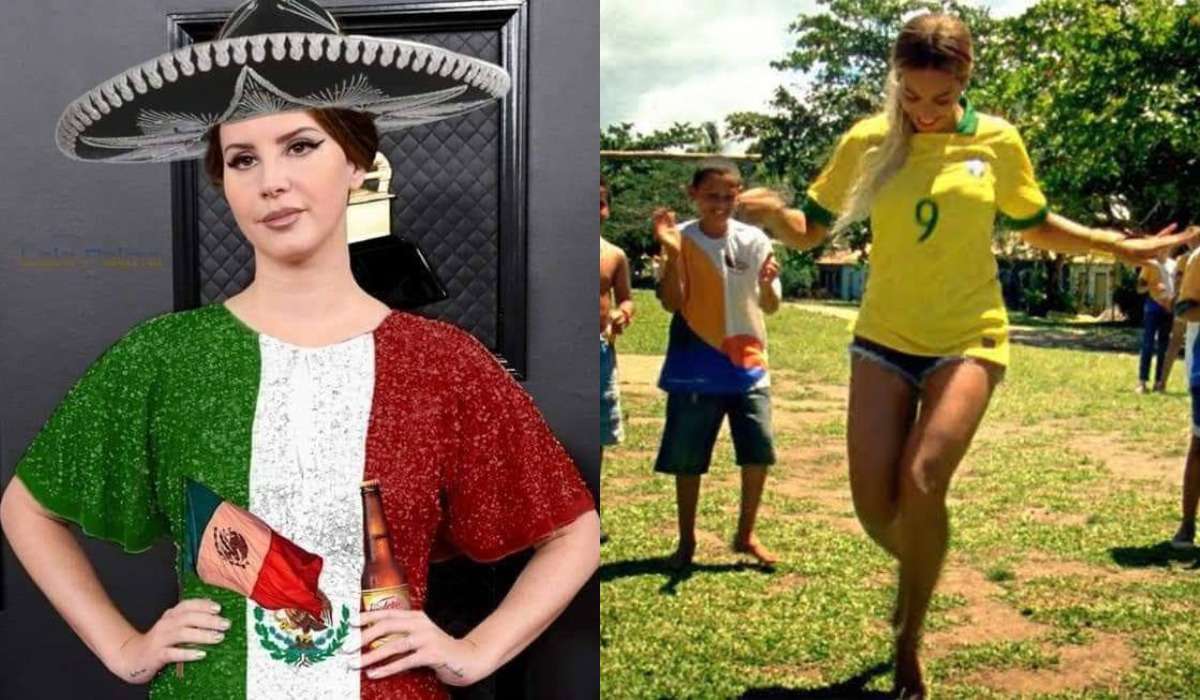 Beyoncé como Brasil: perfil compara divas pop a seleções da Copa do Mundo  - Reprodução Redes Sociais