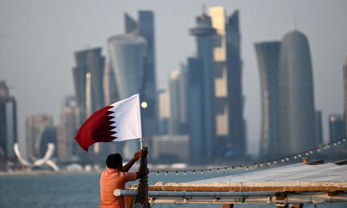 Área central de Doha, capital do Catar-Kirill KUDRYAVTSEV / AFP