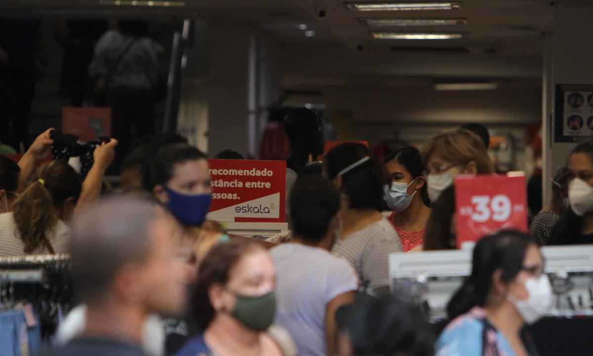 Comércio em Belo Horizonte poderá funcionar no feriado de 8 de dezembro - Edesio Ferreira/E.M/D.A Press/Arquivo