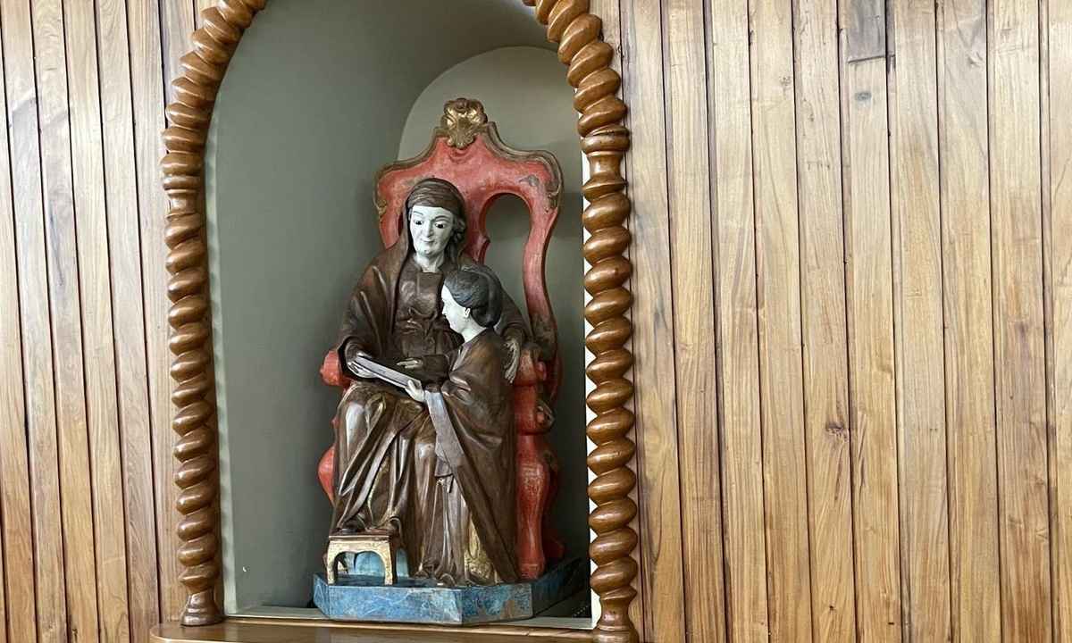 Capela de Santana, nos jardins da Casa Fiat de Cultura, é reaberta - Ana Vilela/divulgação