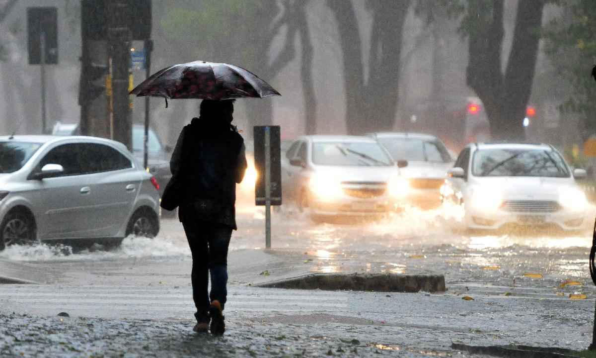 Chuvas em Minas: 820 cidades estão sob alerta de tempestade até terça (13) - Ramon Lisboa/EM/D.A Press