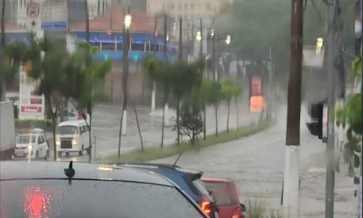 São Paulo tem previsão de chuvas fortes e inundações nesta terça-feira - Redes Sociais/Reprodução