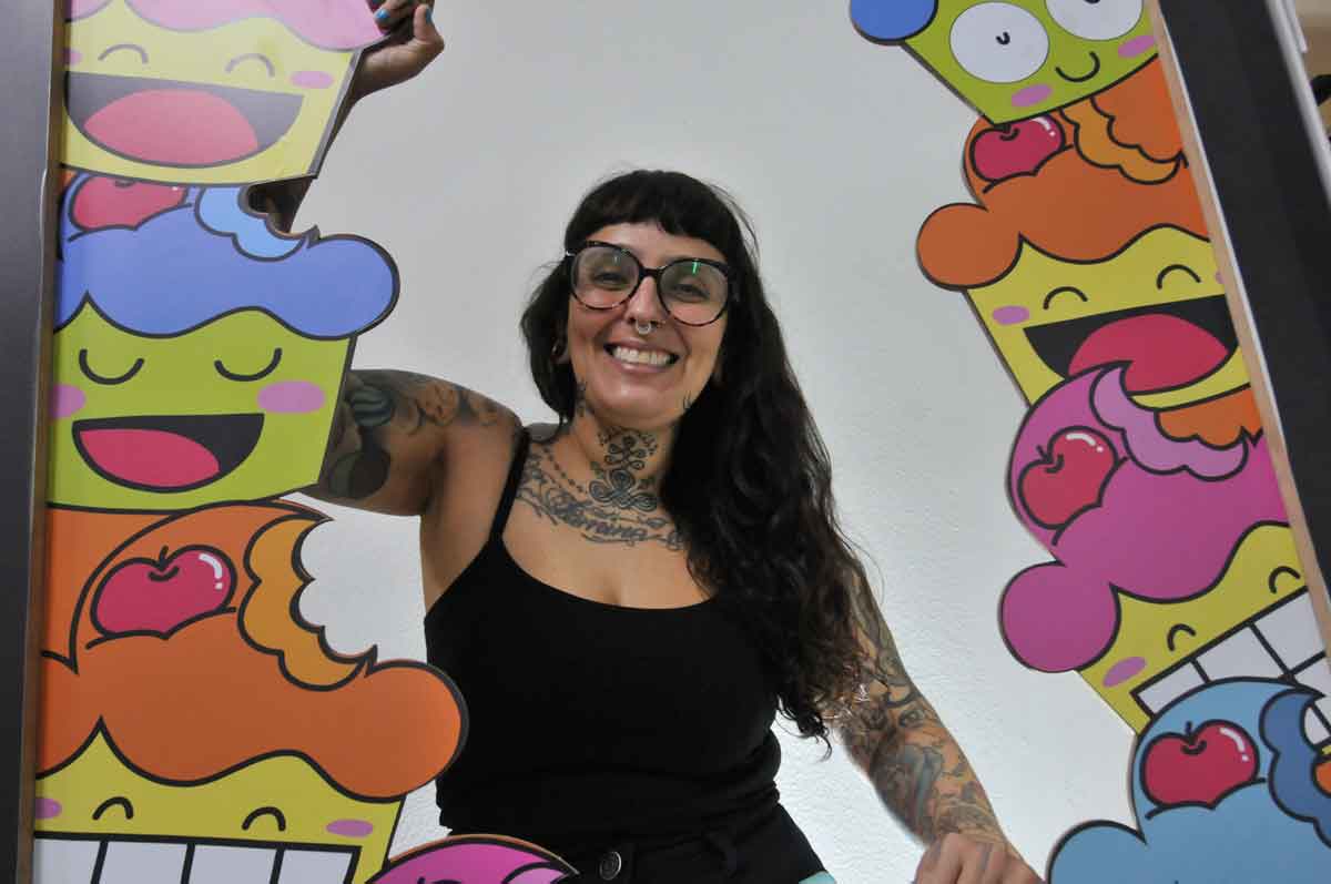 Raquel Bolinho coordena a mostra 'BH é quem?', no Mercado Novo - Marcos Vieira/EM/D.A Press