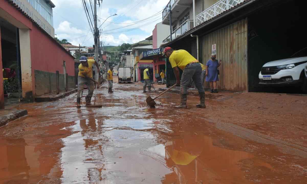 Chuva em Minas: 91 cidades estão em situação de emergência - Leandro Couri/EM/D.A.Press