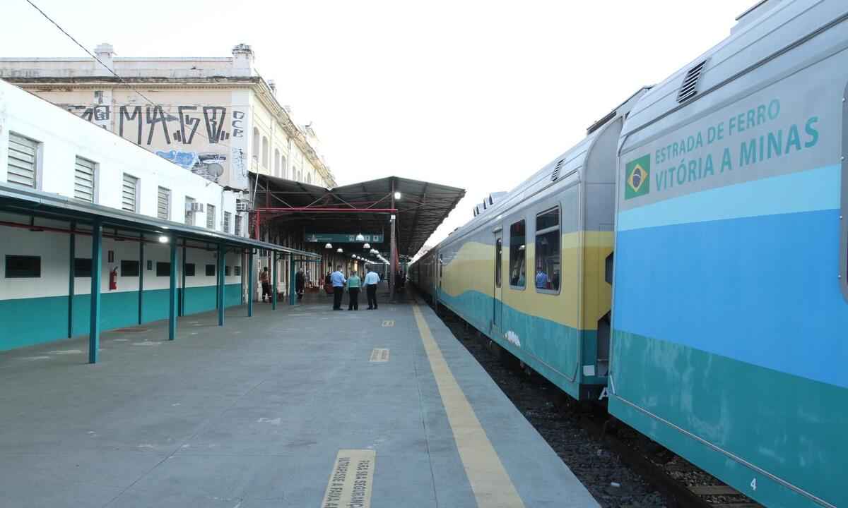 Trem de passageiros Minas-Vitória é suspenso por tempo indeterminado - Edesio Ferreira/EM/DA Press