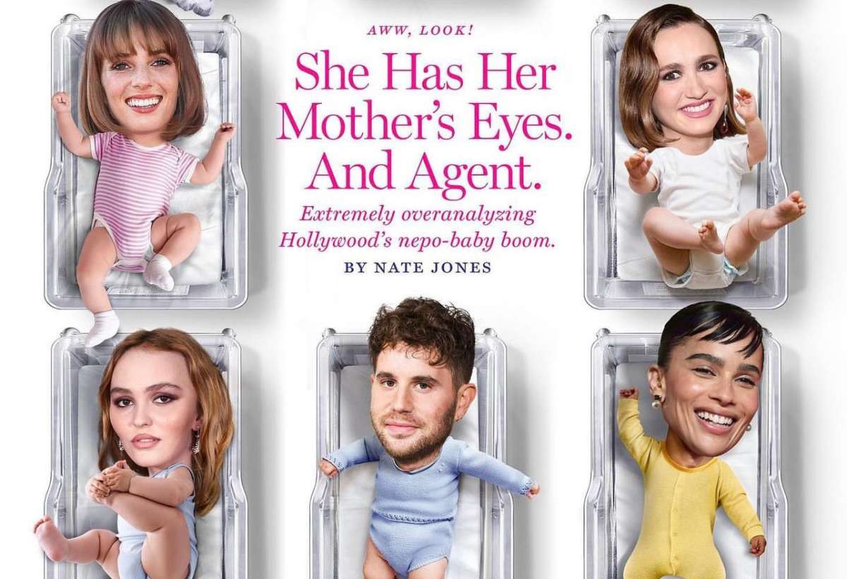 Capa de revista sobre 'nepo baby' viraliza nas redes sociais - Reprodução New York Magazine