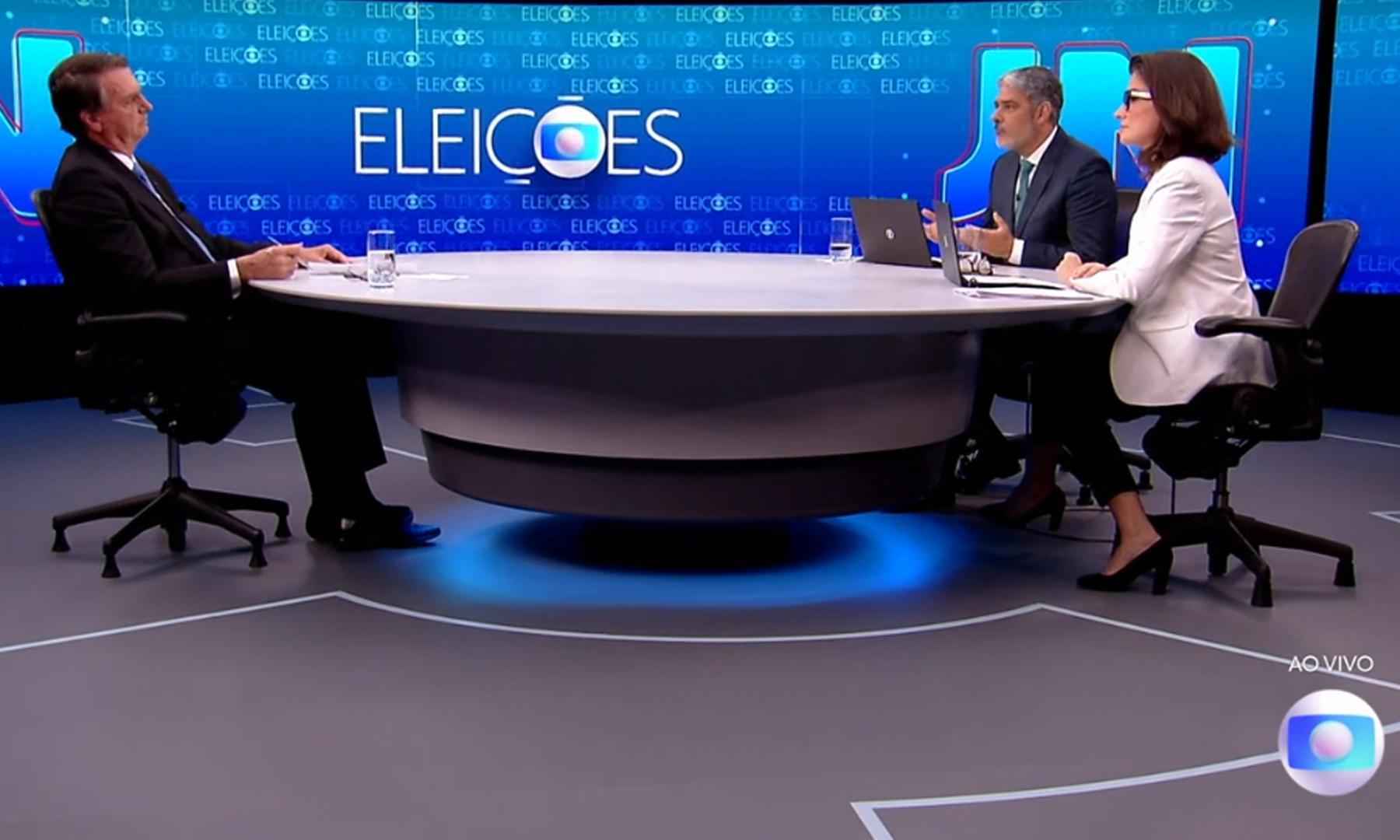 Bolsonaro renova concessão da Globo e de outras emissoras ao final do mandato - TV Globo/Reprodução