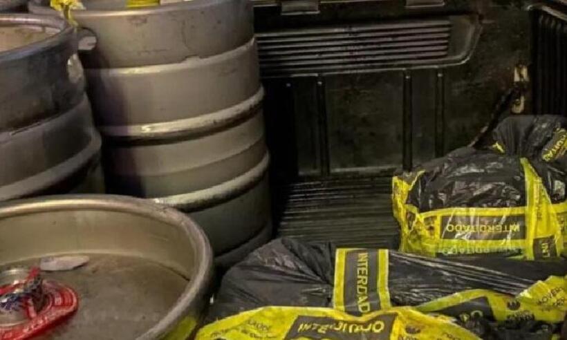 Mais de 500 litros de chope são apreendidos em cervejaria de Ouro Preto - Divulgação