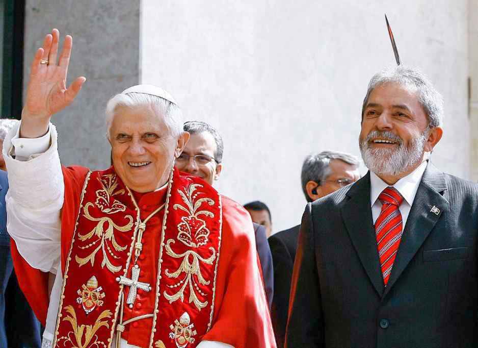 Lula lamenta morte de Bento XVI e relembra visita do Papa ao Brasil - Ricardo Stuckert