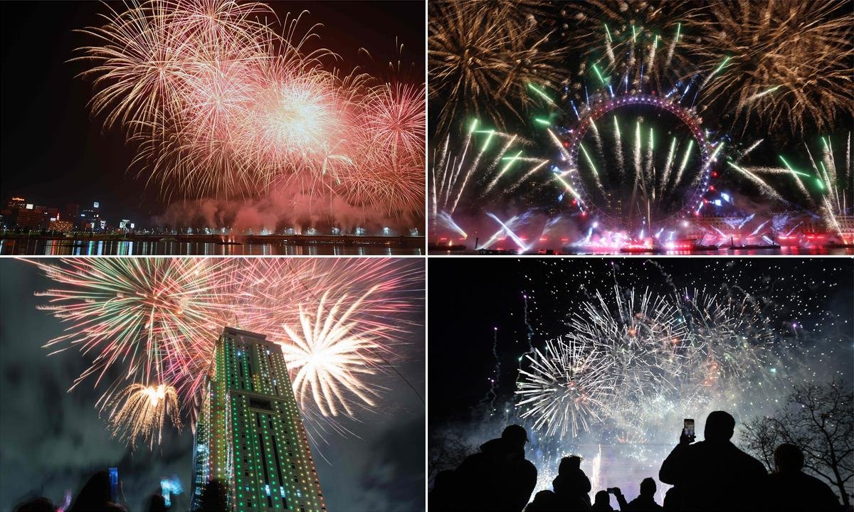 Seja bem-vindo, 2023! Veja fotos da virada do ano no Brasil e no mundo - AFP PHOTO