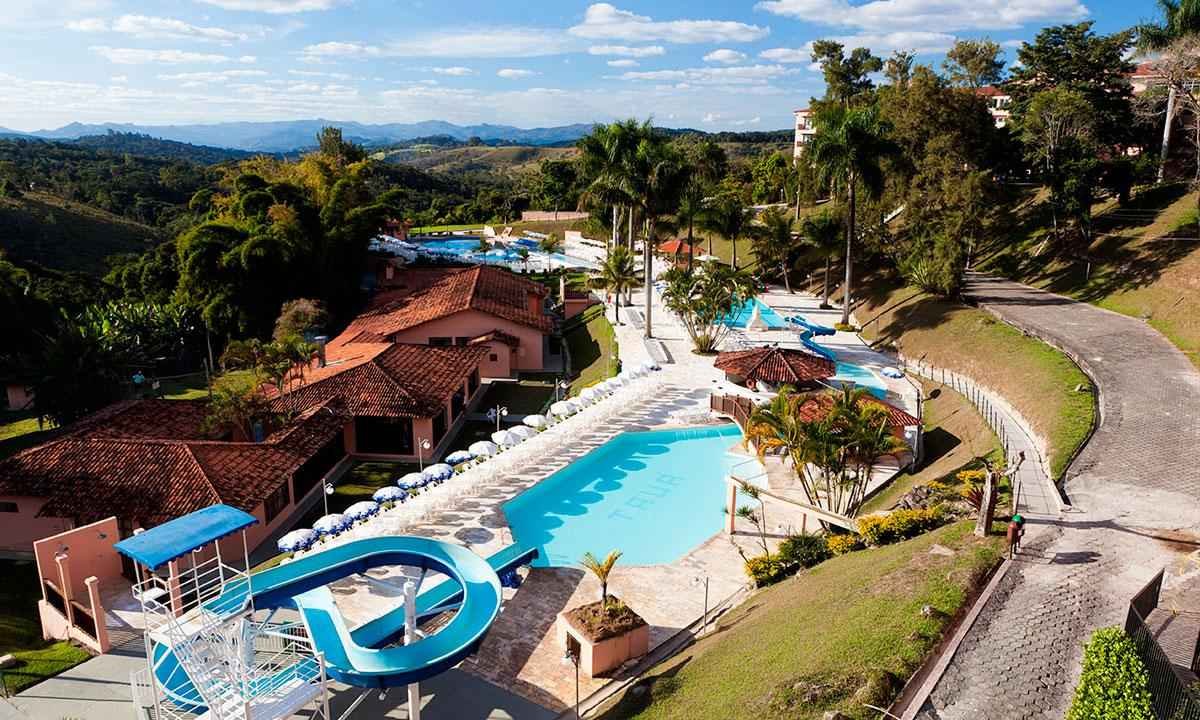parque aquático no resort Tauá em Caeté -Rede Tauá/Divulgação