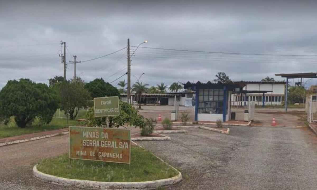 Quadrilha rende seguranças e rouba bobinas de cobre de mina em Ouro Preto - Reprodução/Google StreetView