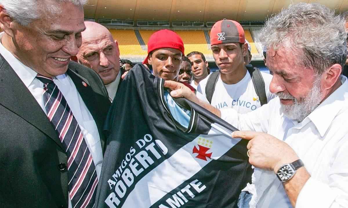 Lula lamenta morte de Roberto Dinamite: 'Foi um gigante' - Ricardo Stuckert/Divulgação/Redes Sociais Lula