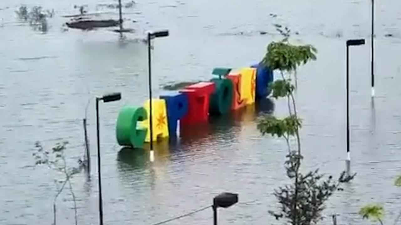 Capitólio: após fortes chuvas, rio transborda e prejudica moradores - Foto: Redes Sociais/Reprodução