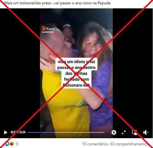 Vídeo não mostra prisão de apoiador de Bolsonaro, mas um resgate após sequestro na Venezuela