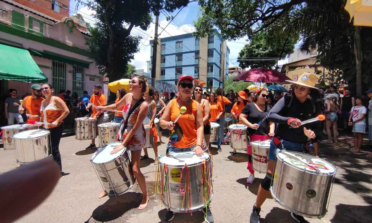 Carnaval de BH: blocos de rua animam os foliões neste domingo de sol  - Jair Amaral/EM/D.A Press