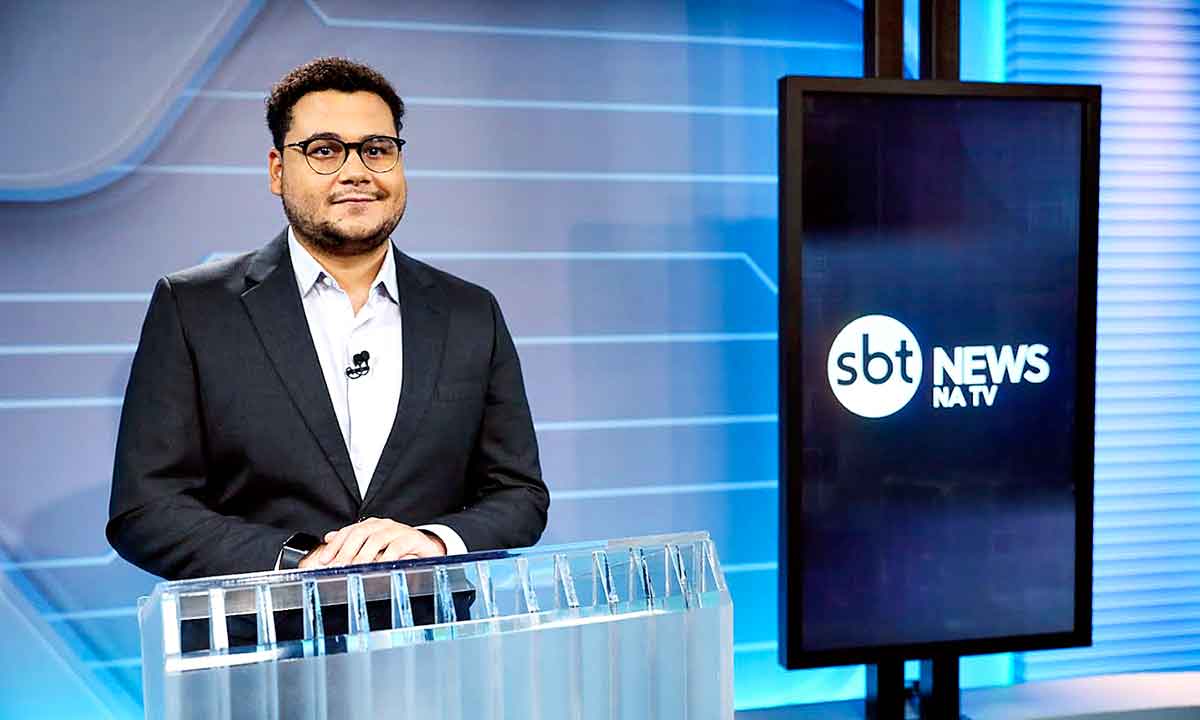 Fernando Jordão apresenta o 'SBT News na TV' nas madrugadas do SBT/Alterosa - Rogério Pallatta/SBT