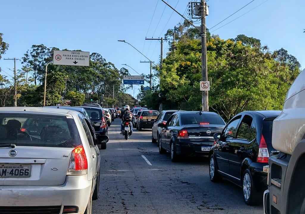 Greve de ônibus: BH tem manhã de trânsito intenso - Edésio Ferreira/EM/DA Press
