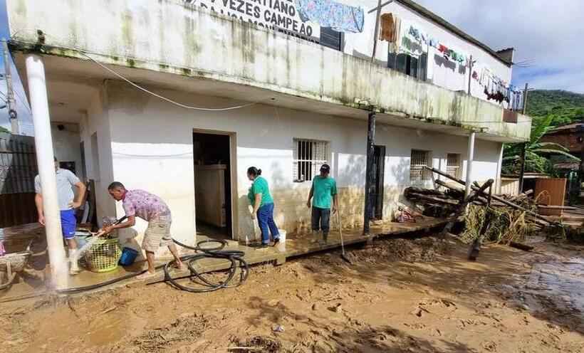 Minas reconhece primeiro município em estado de calamidade pelas chuvas - Prefeitura de São Domingos do Prata/Reprodução