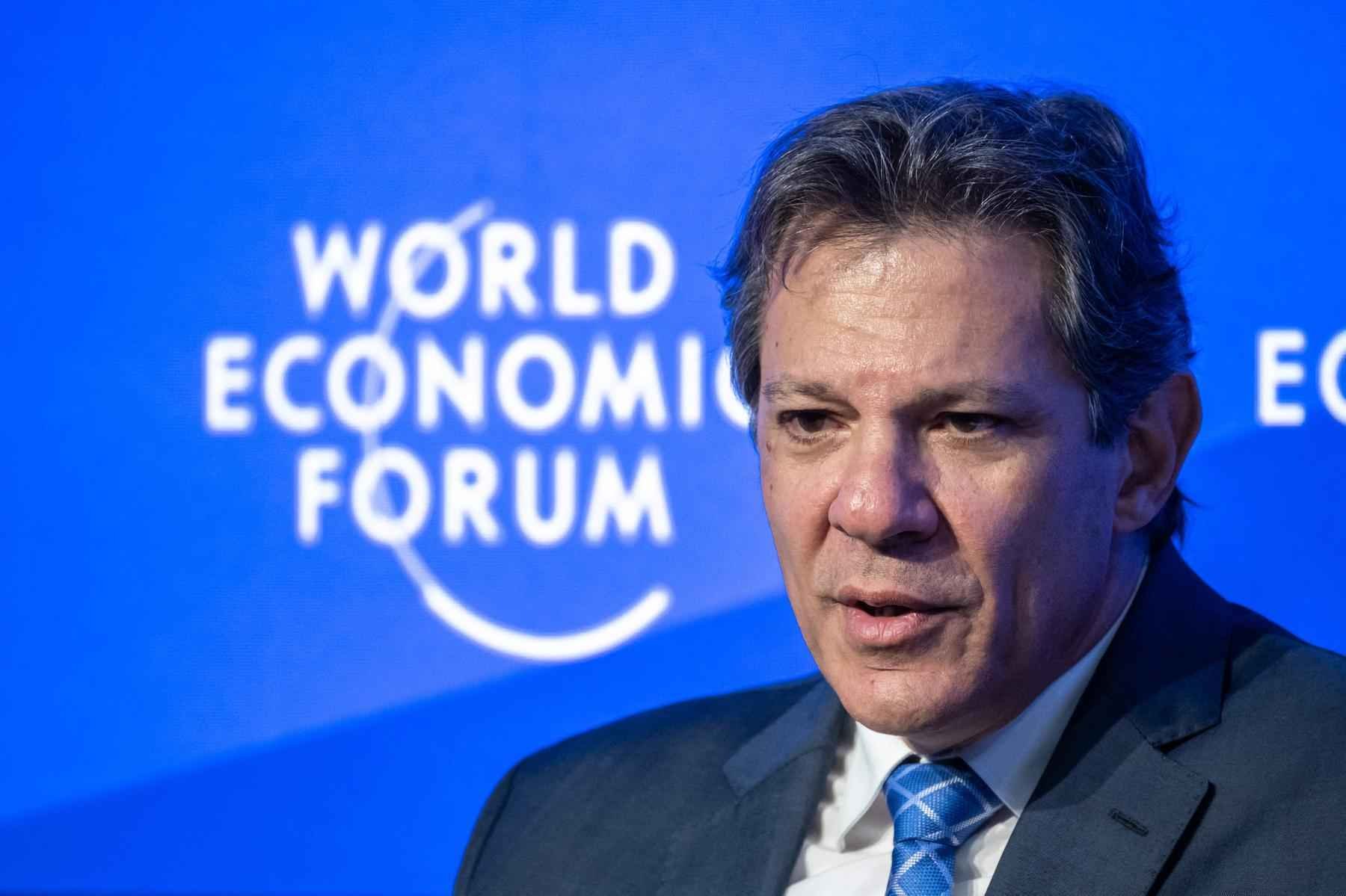 Debate fiscal: FMI pôs equipe técnica à disposição do Brasil, diz Haddad - FABRICE COFFRINI/AFP