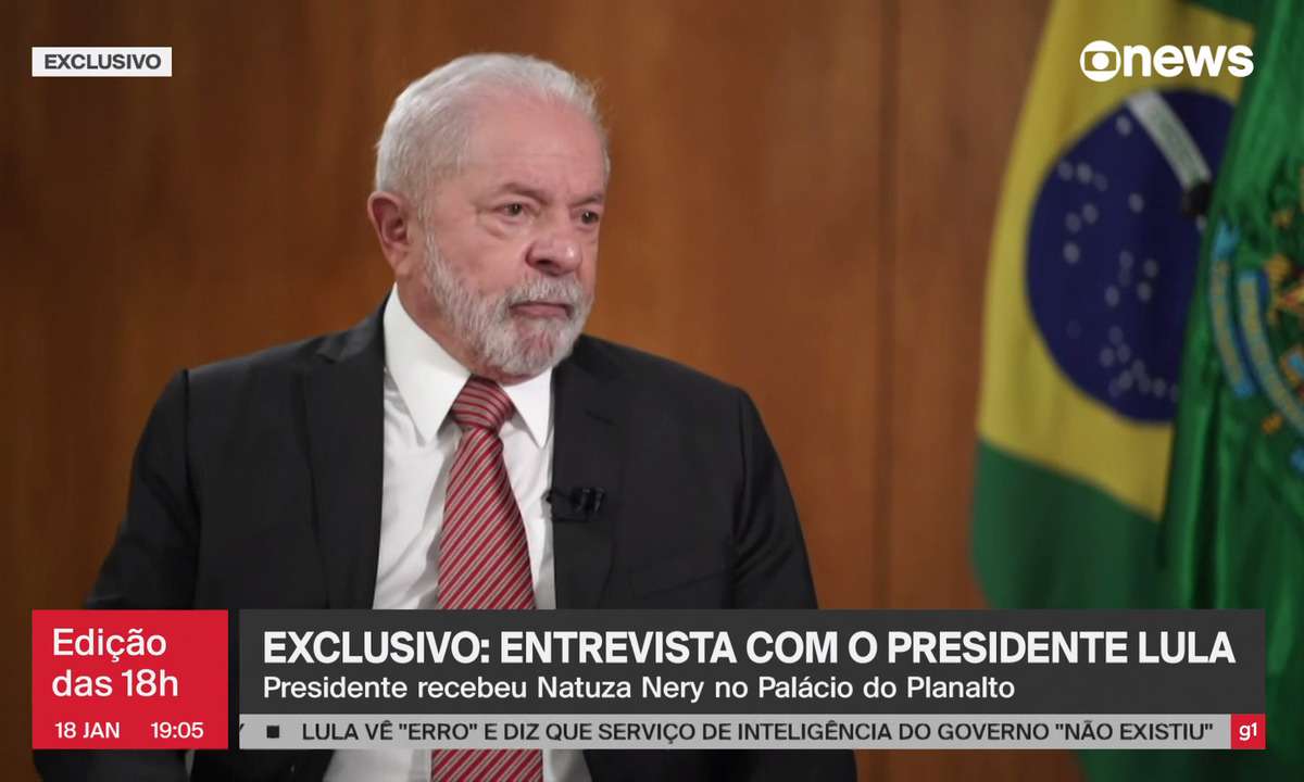 Lula na entrevista a Natuza Nery: 'Vamos fazer outro programa' - Reprodução/GloboNews