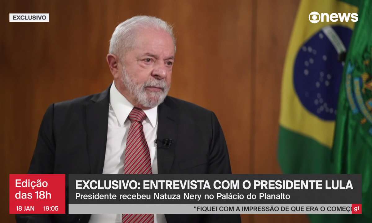 Lula critica independência do Banco Central: 'Bobagem' - Reprodução/GloboNews