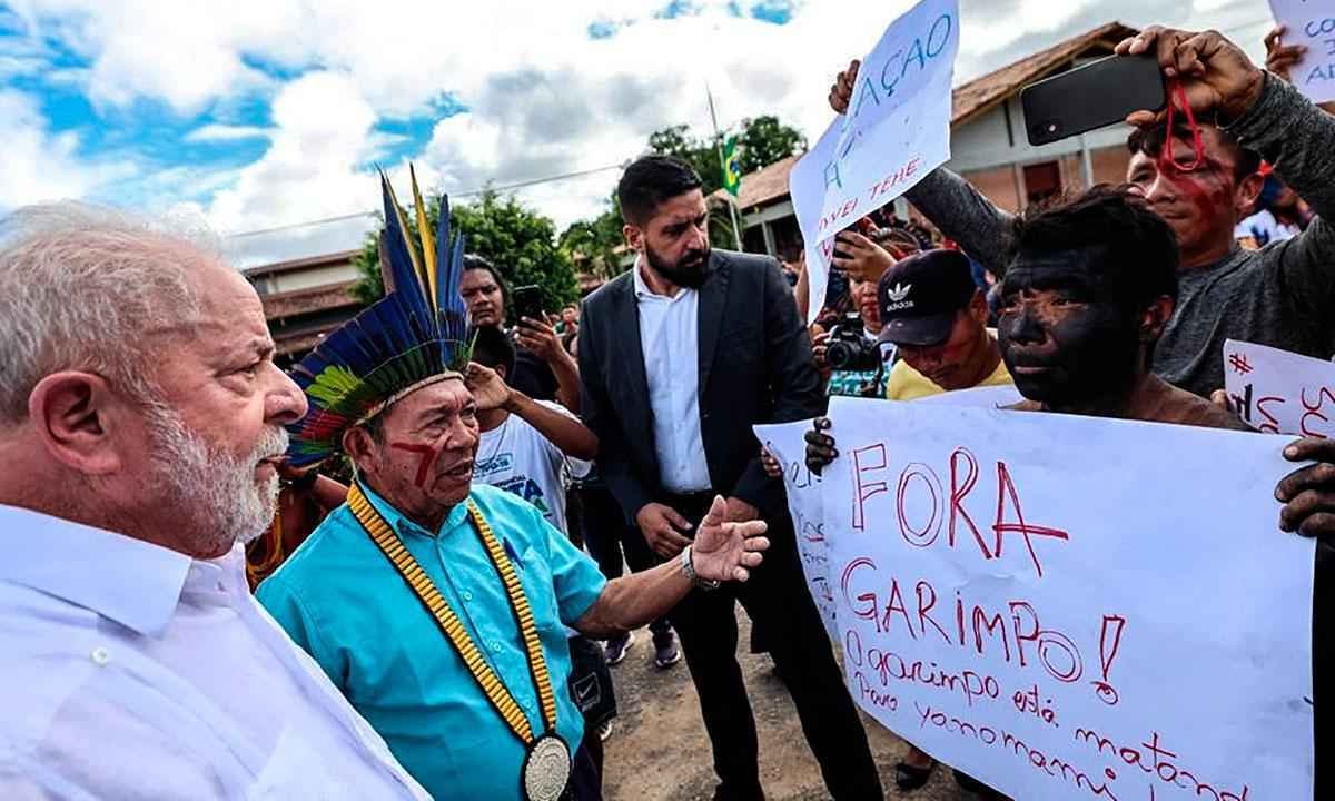 Em Roraima, Lula promete assistência médica ao povo yanomami - RICARDO STUCKHERT/PR
