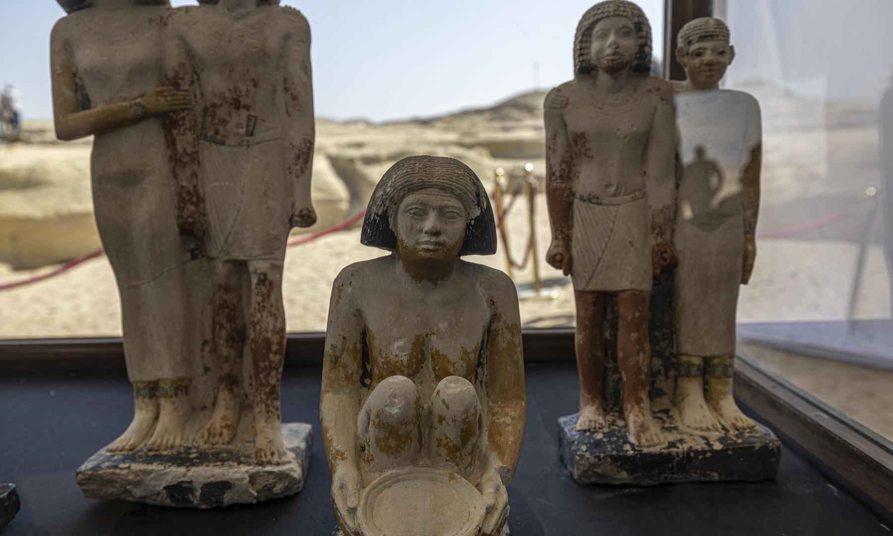 Egito descobre tumbas de faraós e múmia de mais de 4 mil anos - Khaled DESOUKI / AFP


