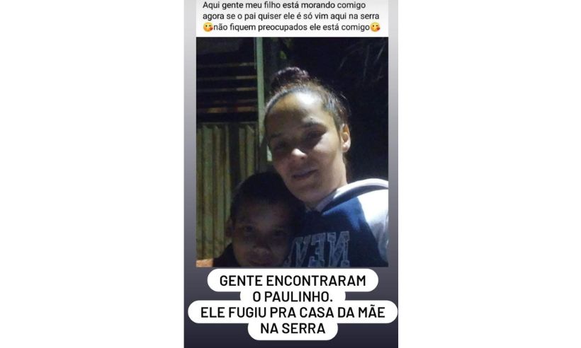 Criança que sumiu no Morro do Papagaio é encontrada na casa da mãe - PCMG/Divulgação