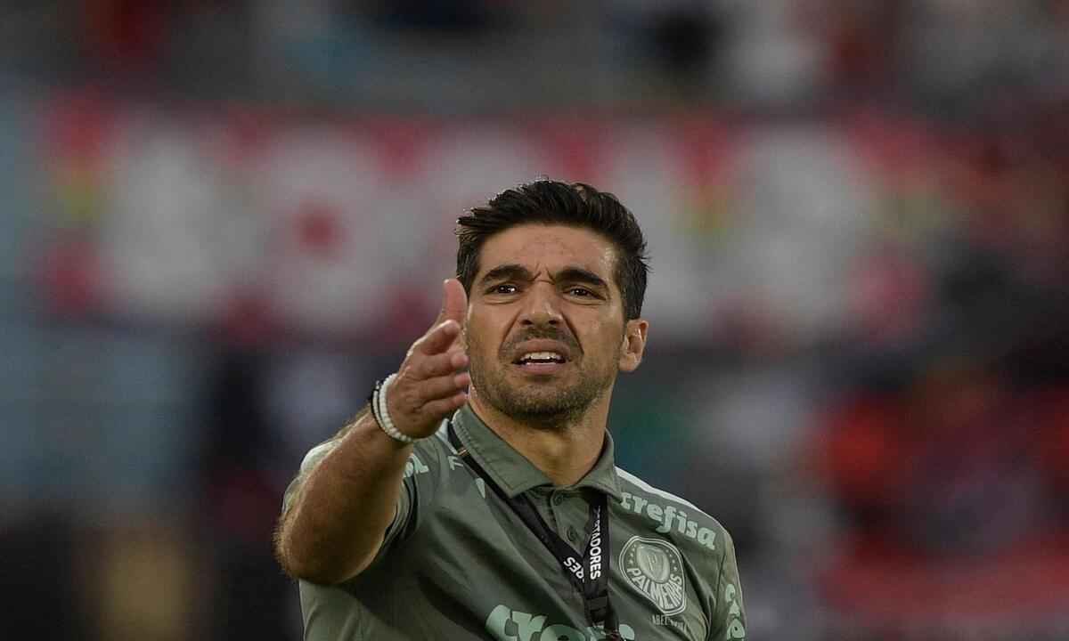 Abel Ferreira, treinador do Palmeiras, -  (crédito: Juan Mabormata/AFP)