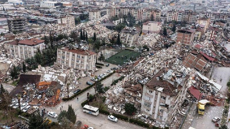 As imagens de testemunhas do terremoto na Turquia e na Síria - Getty Images