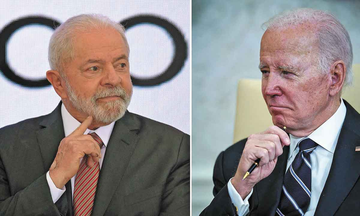 Biden recebe Lula hoje na Casa Branca - DOUGLAS MAGNO/AFP - MANDEL NGAN/AFP