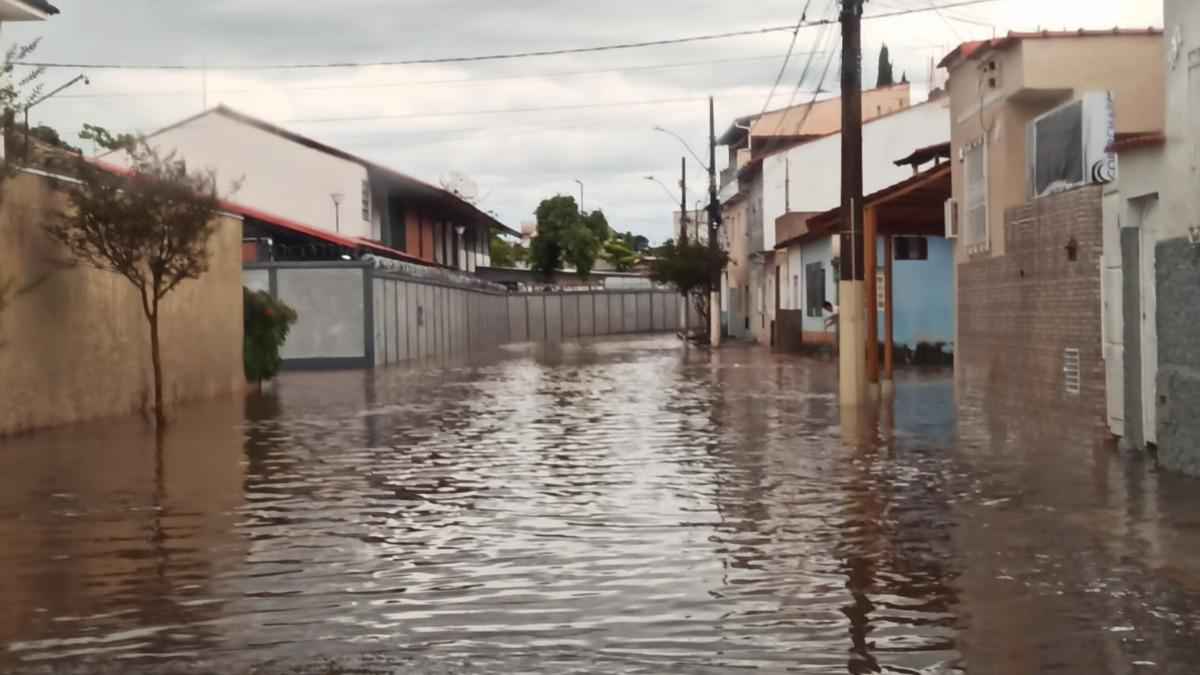 Chuva derruba árvore, destrói ponte e alaga ruas em cidades do Sul de Minas - redes sociais