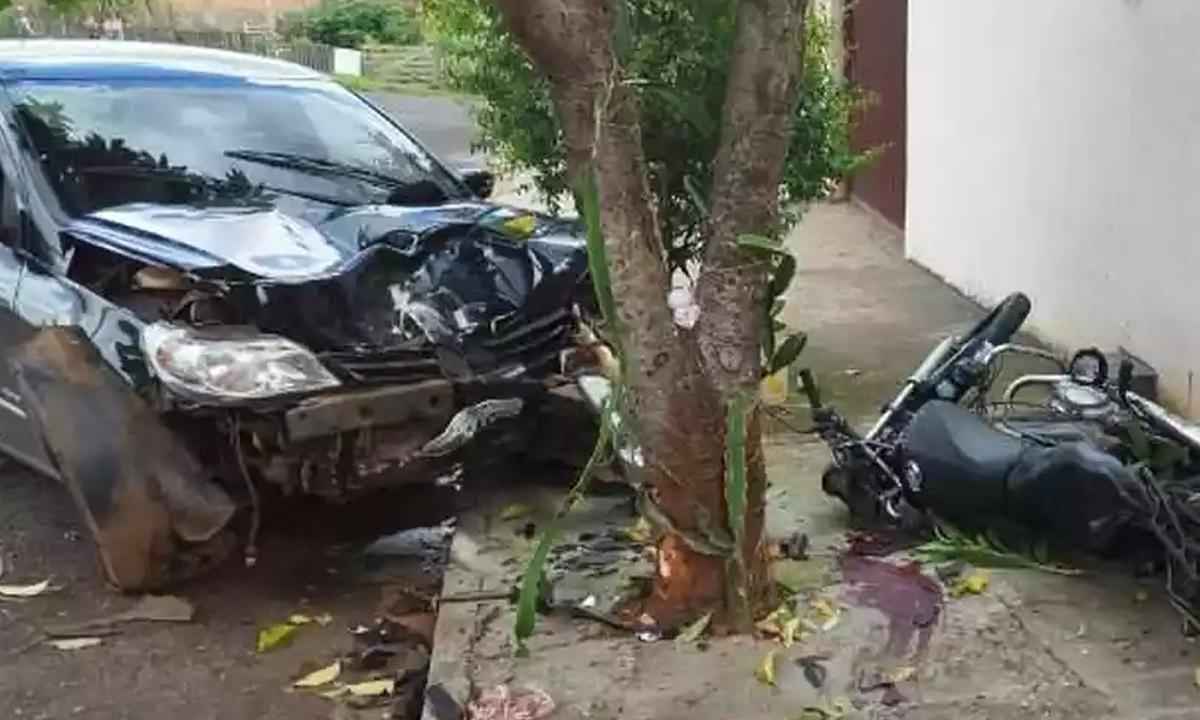 Morre menina atropelada por carro desgovernado em Uberaba  - Corpo de Bombeiros de Uberaba/Divulgação
