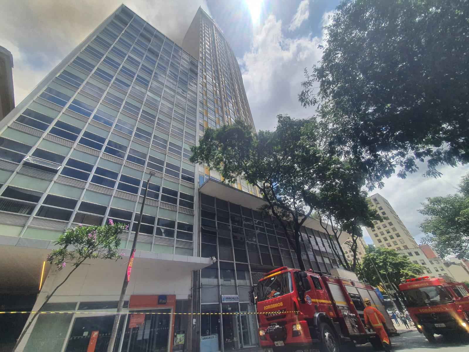 Incêndio no Othon Palace: edifício não apresenta danos estruturais - Leandro Couri / EM / D.A Press