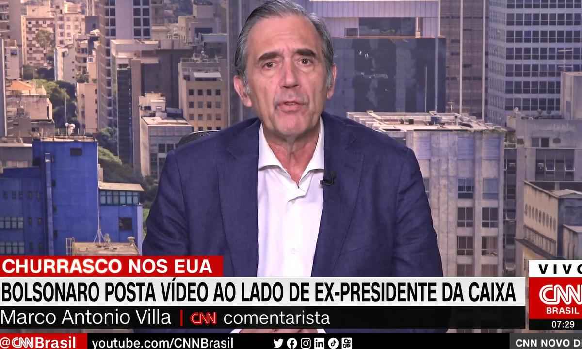 Villa sobre live de Bolsonaro com ex-presidente da Caixa: 'Vergonhoso' - Reprodução/CNN