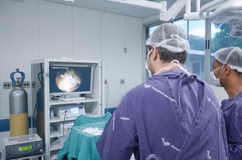 Hospital da Baleia faz cirurgia rara no SUS para remover bexiga em paciente - Hospital da Baleia/Divulgação