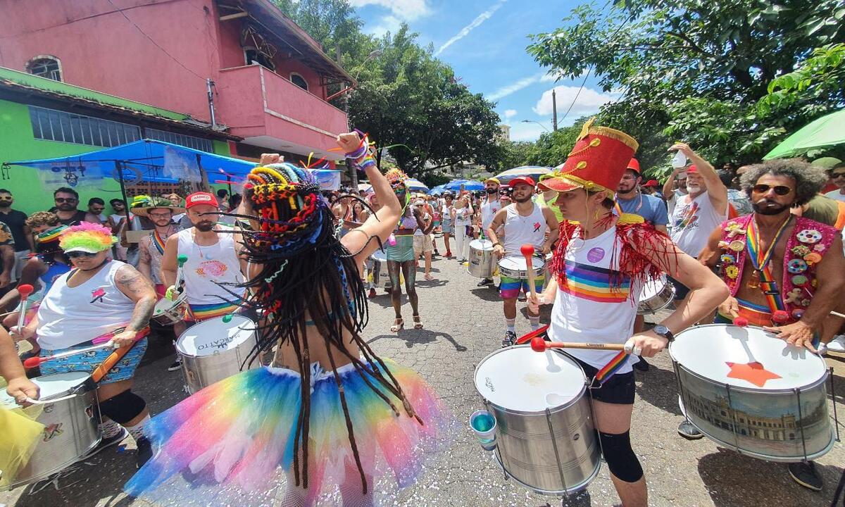 Exemplo para Rio e SP, carnaval de BH é tema de podcast do Portal Uai - Leandro Couri/EM/D.A Press