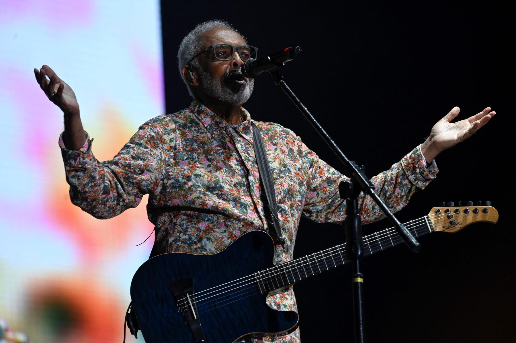 PF abre inquérito para apurar ofensas a Gilberto Gil na Copa do Catar - Mauro Pimentel/AFP