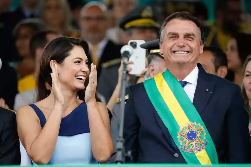 Bolsonaro e Michelle devem fazer caravanas pelo Brasil no primeiro semestre - ALAN SANTOS/PR/REPRODUÇÃO