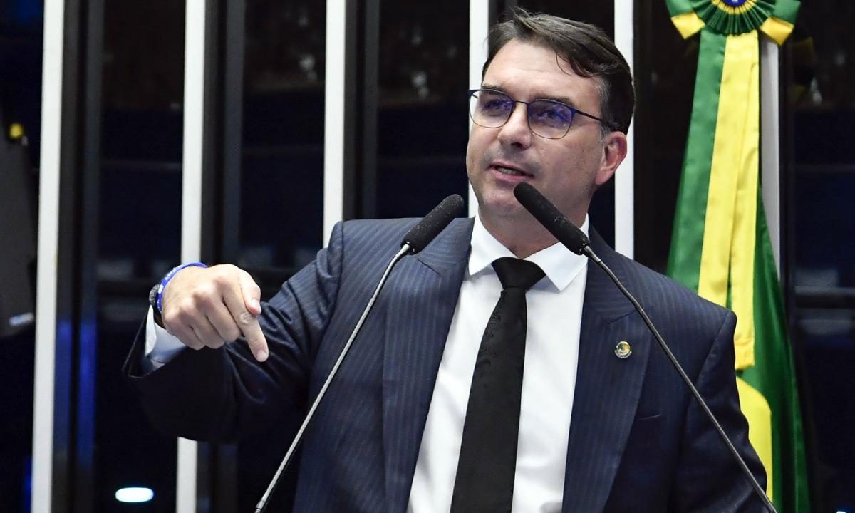 Flávio Bolsonaro pede afastamento do novo juiz da Lava-Jato  - Waldemir Barreto/Agência Senado