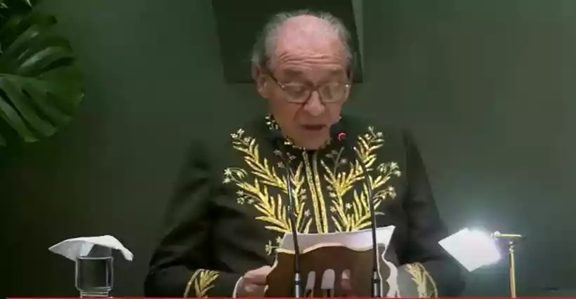 Ruy Castro critica 'boca imunda' de Bolsonaro em discurso na ABL - Reprodução/Youtube