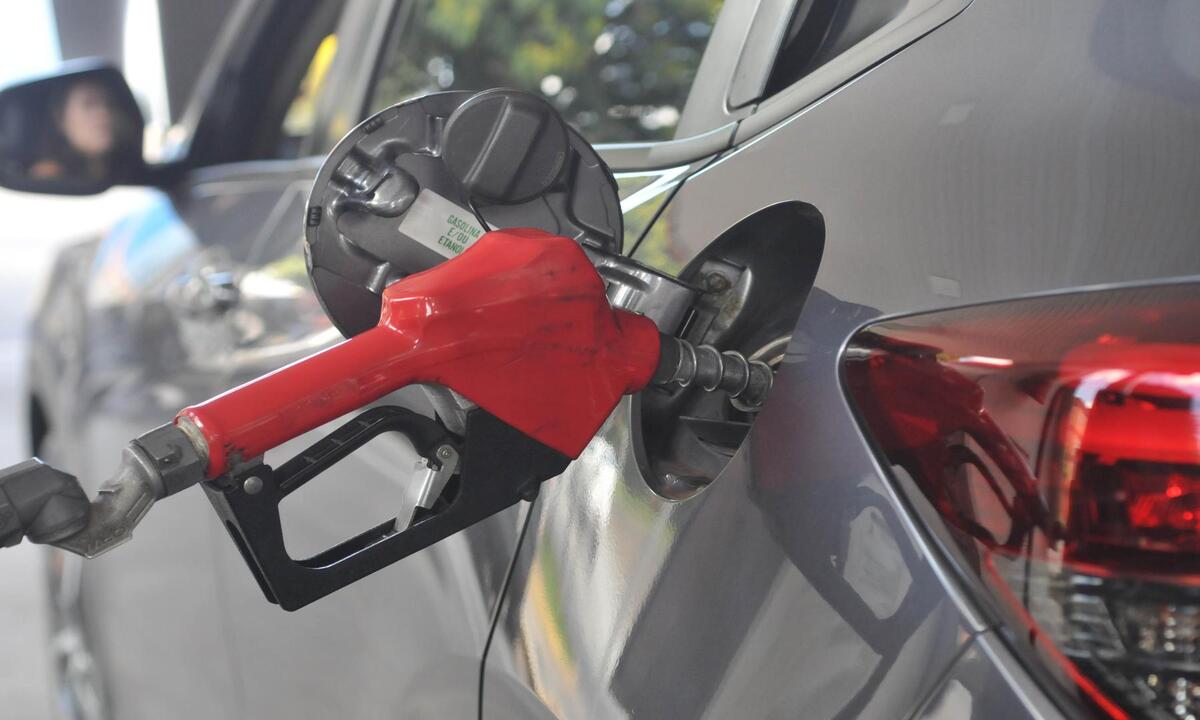O preço médio da gasolina aumentou R$ 0,52 na Grande BH - Leandro Couri/EM/D.A Press