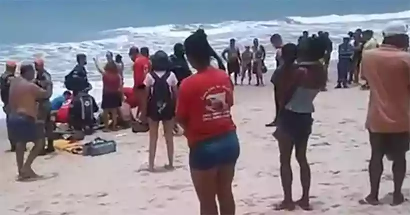 Surfistas relatam 'clima de terror' por novos ataques de tubarões em Recife - Reprodução/Redes sociais